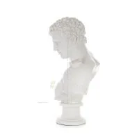 Mercury: The Messenger of the Gods, Bust, bust 55cm Polyester marble-type alabaster, ancient Greece Alabaster 4 - grifon.se 