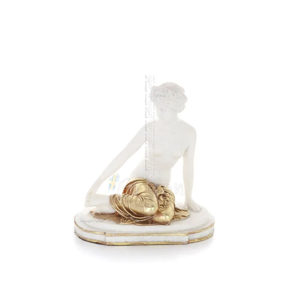 Fair Helen: The Occasion of the Trojan War17.5cm Full Body Statue, Marble-type Polyester Alabaster Alabaster 1 - grifon.se 