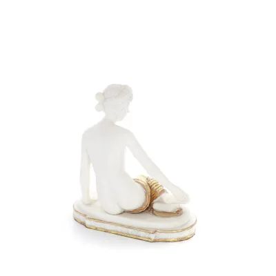 Fair Helen: The Occasion of the Trojan War17.5cm Full Body Statue, Marble-type Polyester Alabaster Alabaster 4 - grifon.se 