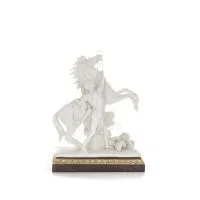 Perseus: Hero of Antiquity, Slayer of Medusa with Pegasus 44.5cm Full Body Statue, Polyester Alabaster Marble Type Alabaster 1 -