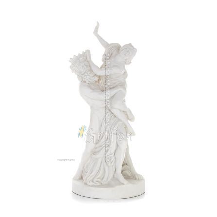 The Rapture of Persephone: Goddess of Spring, Flowers and Vegetation 52cm Full Body Statue, Polyester Alabaster Marble Type Alab