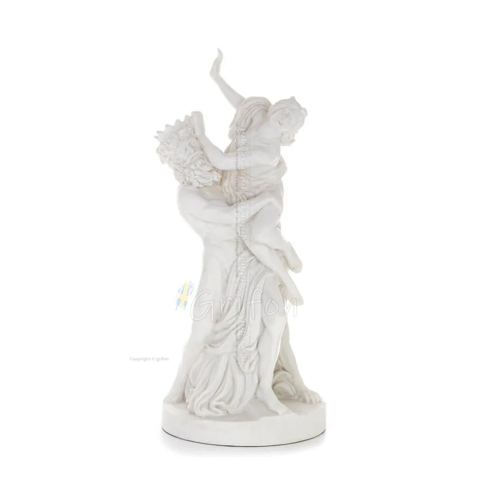 The Rapture of Persephone: Vårens, blommorna och växtlighetens gudinna 52 cm helkroppsstaty, typ av polyesteralabastmarmor Alaba