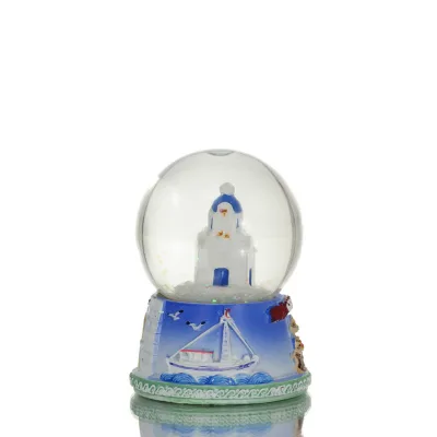 Water ball, Glass water ball, snow ball 5x5x7cm Polyester alabaster Polyester 5 - grifon.se 