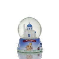 Water ball, Glass water ball 7x7x9cm Polyester alabaster Polyester 1 - grifon.se 