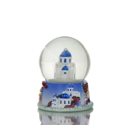 Water ball, Glass water ball 7x7x9cm Polyester alabaster Polyester 3 - grifon.se 