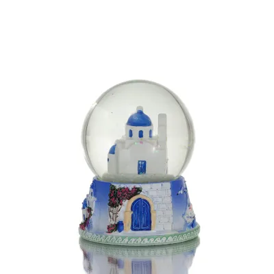 Water ball, Glass water ball 7x7x9cm Polyester alabaster Polyester 4 - grifon.se 