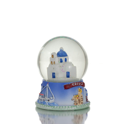 Water ball, Glass water ball 7x7x9cm Polyester alabaster Polyester 6 - grifon.se 