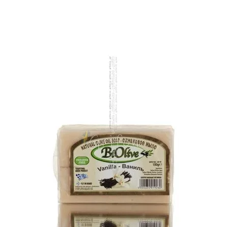 Green olive oil soap with simple gold print Soaps 1 - grifon.se 