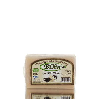 Green olive oil soap with simple gold print Soaps 1 - grifon.se 