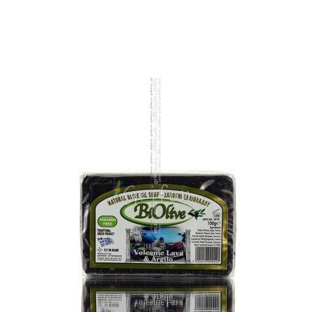 Green olive oil soap with simple lava gold print & donkey milk Soaps 1 - grifon.se