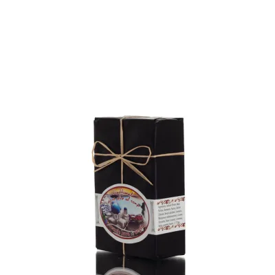 Green olive oil soap with paper bow Soaps 2 - grifon.se 