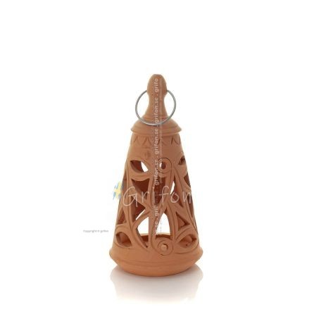 Lantern -B- Protopiro conical hanging light, ceiling or wall-mounted, Handmade ceramic Lanterns, Candles 1 - grifon.se 