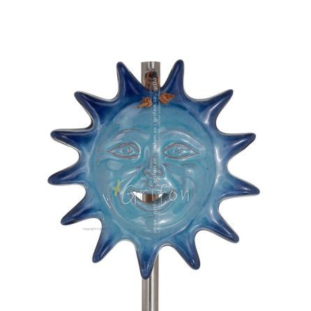 Sun: The Deity of All Peoples Polerad 14 cm keramisk prydnad med handgjord finish Hänge 1 - grifon.se