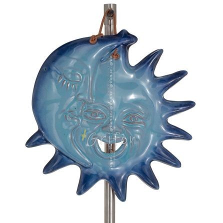 Sol & Måne Måne Symbol för enhet och samarbete i mångfald 18,5 cm dekorativ, handgjord finish Hänge 1 - grifon.se