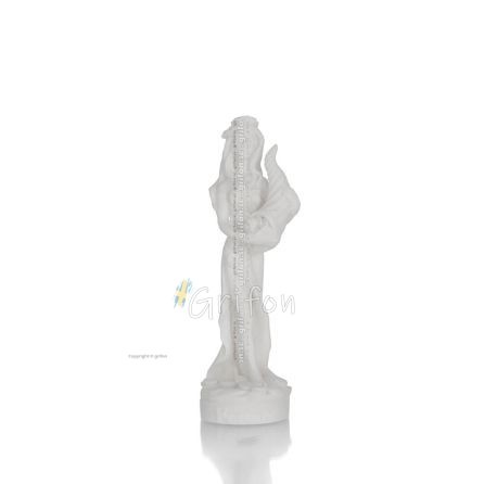 Fortune: The View of a Citys Prosperity and Wealth 10cm Full Alabaster Statue Alabaster 1 - grifon.se 
