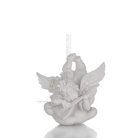 Ãngel med Gitarr pÃ¥ Moln" - Den Perfekta GÃ¥van för Dina Nära och Kära Alabaster 1 - grifon.se