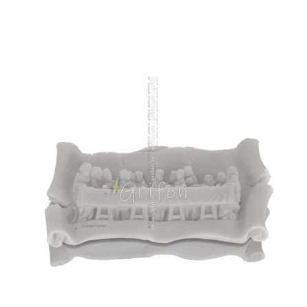 Μυστικός δείπνος σε πάπυρο 13εκ από αλάβαστρο Αλαβάστρινα 1 - grifon.se