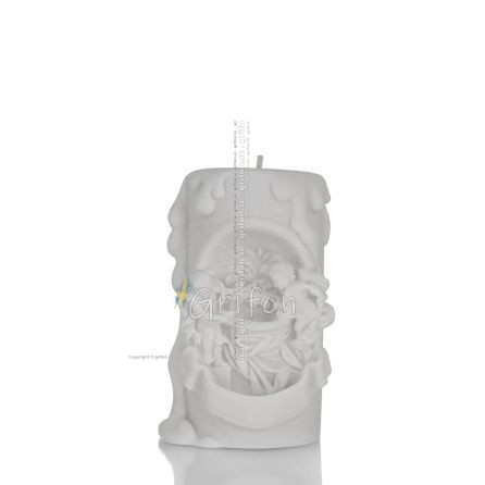 Κερί ρεσώ με βάπτισμα από αλάβαστρο, διακοσμητικό με Χειροποίητο φινίρισμα, θρησκευτικό Πνευματικό Χριστιανικό Αλαβάστρινα 1 - g