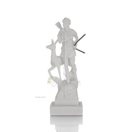 Artemis: Jaktens, mÃ¥nens gudinna, beskyddare av smÃ¥ barn och djur16cm HellÃ¤ngds alabasterstaty Alabaster 1 - grifon.se 