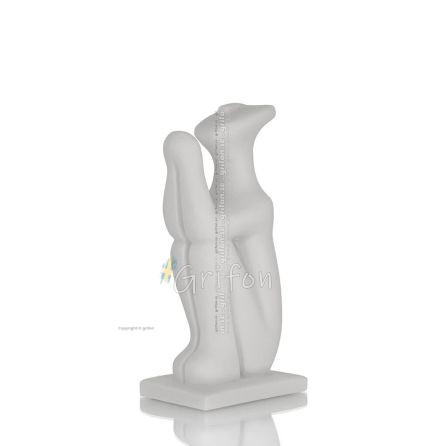 Cycladic figurine 14cm Full length alabaster statue, Cycladic culture, ancient Greece Alabaster 1 - grifon.se
