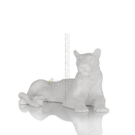 Lejonhona 75x16cm HellÃ¤ngd alabasterstaty Alabaster 1 - grifon.se 