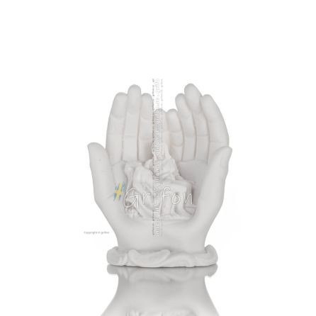 The Pieta, av Michael Angelo Deposition of Jesus Christ in hand 14 cm fullÃ¤ngds bordsskiva alabaster statyett Alabaster 1 - grif