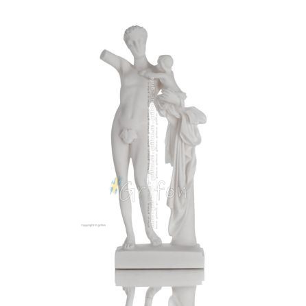 Hermes: The Messenger of the Gods, av Praxiteles 25cm Full Alabaster Statue, antikens Grekland Alabaster 1 - grifon.se
