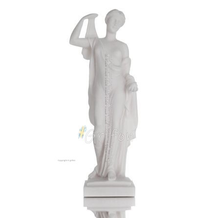 Hera: fru till Zeus, dotter till Cronus och Rhea. Ãktenskapsgudinna 25cm Hellängds alabasterstaty, antikens Grekland Alabaster 1
