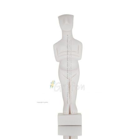 Cycladic figurine 20cm Full body alabaster statue, Cycladic culture, ancient Greece Alabaster 1 - grifon.se 