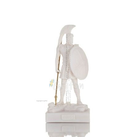 Leonidas: Kungen av Sparta 205 cm full alabasterstaty, antikens Grekland Alabaster 1 - grifon.se