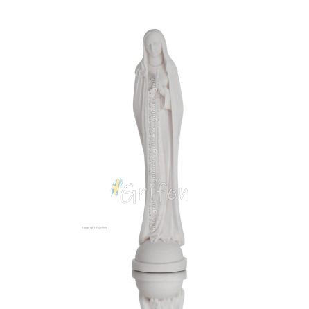Virgin Mary the Virgin Mary or Theotokos thin 26cm Full length alabaster statue Alabaster 1 - grifon.se