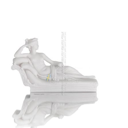 Παυλίνα Μποργκέζε ως Αφροδίτη, αλλιώς η ωραία κοιμωμένη 12εκ Ολόσωμο άγαλμα από αλάβαστρο Αλαβάστρινα 1 - grifon.se