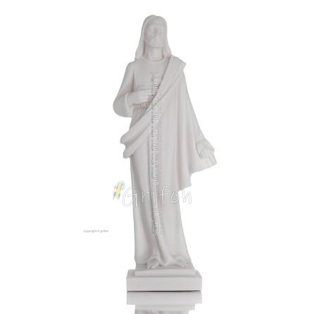 Jesus Christ, The Nazarene and the Messiah 26cm Full Alabaster Statue Alabaster 1 - grifon.se