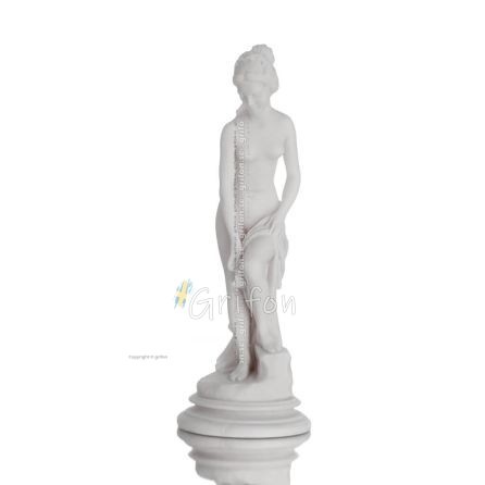 Helen the Fair: The Cause of the Trojan War23cm Full Alabaster Statue Alabaster 1 - grifon.se