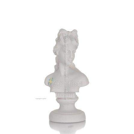 Aphrodite: The Goddess of Love and Beauty Bust, 22cm Alabaster Bust, Ancient Greece Alabaster 1 - grifon.se 
