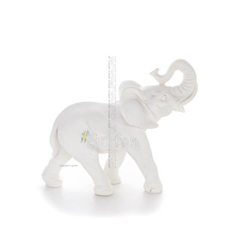 Elephant: symbol of strength, protection, wisdom and good luck 22cm Full Alabaster Statue Alabaster 1 - grifon.se 