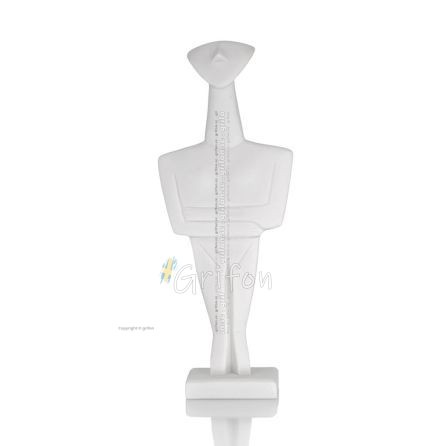 Cycladic figurine 32cm Full length alabaster statue, Cycladic culture, ancient Greece Alabaster 1 - grifon.se