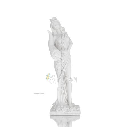 Fortune: The View of the Prosperity and Wealth of a City 30cm Full Alabaster Statue Alabaster 1 - grifon.se