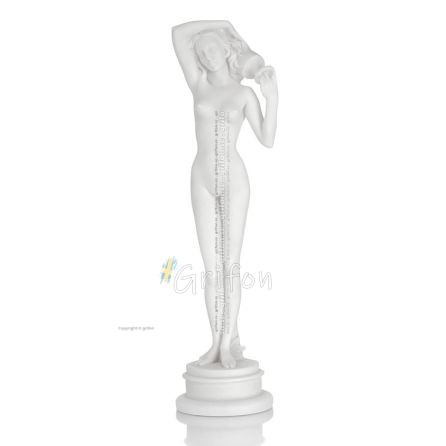 Daughter with Hydra 395cm Full length alabaster statue Alabaster 1 - grifon.se