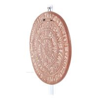 Phaistos Disc: The Unsolved Mystery Wall Hanging 28cm Dekorativ handgjord finish VÃ¤gghÃ¤ngande minoisk kultur Dekorativ keramik 2