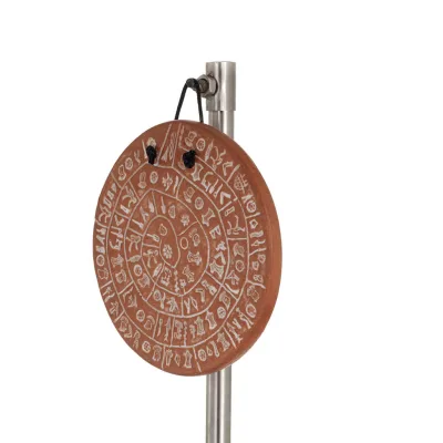 Phaistos Disc: The Unsolved Mystery Wall Hanging 11cm Decorative Handcrafted Finish Wall Hanging Minoan Culture Decorative Ceram
