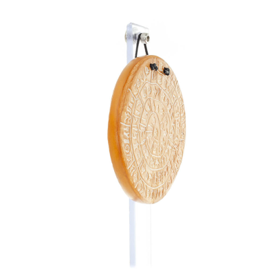 Phaistos Disc: The Unsolved Mystery Dubbelsidig vÃ¤gghÃ¤ngande 11 cm handgjord finish VÃ¤gghÃ¤ngande minoisk kultur Dekorativ kerami