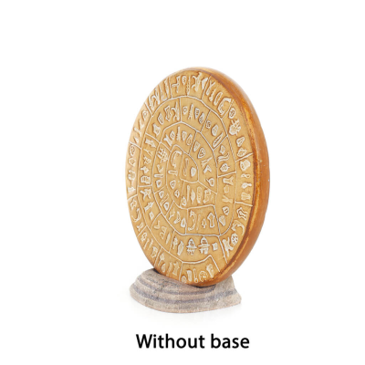 Phaistos Disc: The Unsolved Mystery, baseless 15cm decorative with Handmade finish, Minoan civilization Decorative Ceramics 2 - 