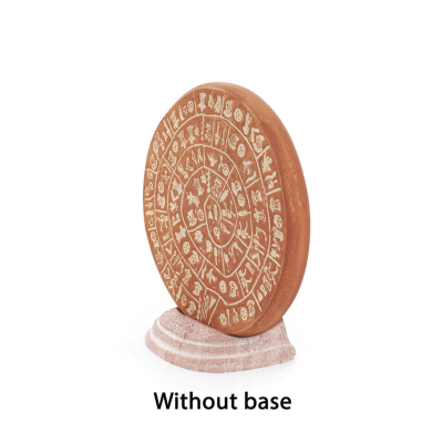 Phaistos Disc: The Unsolved Mystery, baseless 13cm decorative with Handmade finish, Minoan civilization Decorative Ceramics 2 - 