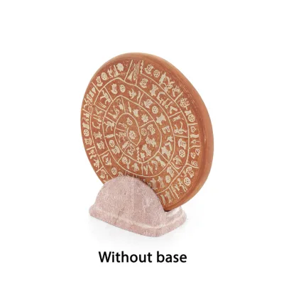 Phaistos Disc: The Unsolved Mystery, baseless 13cm decorative with Handmade finish, Minoan civilization Decorative Ceramics 5 - 