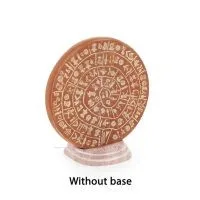 Phaistos Disc: The Unsolved Mystery, grundlös 13 cm dekorativ med handgjord finish, minoisk civilisation Dekorativ keramik 7 - g