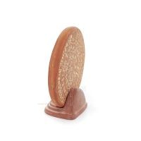 Phaistos Disc: The Unsolved Mystery, 13,5 cm dekorativ bas med handgjord finish, minoisk civilisation, antikens Grekland Dekorat