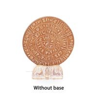 Phaistos Disc: The Unsolved Mystery, Baseless 11cm Decorative Handcrafted Finish, Minoan Civilization Decorative Ceramics 1 - gr