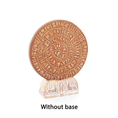 Phaistos Disc: The Unsolved Mystery, Baseless 11cm Decorative Handcrafted Finish, Minoan Civilization Decorative Ceramics 5 - gr