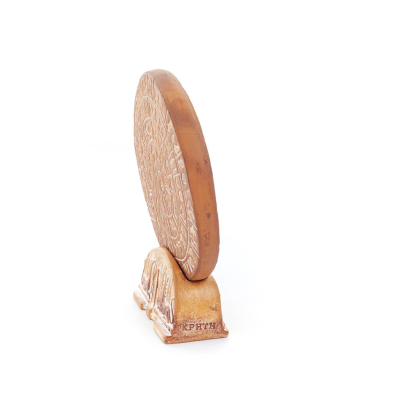 Phaistos Disc: The Unsolved Mystery, 12.5cm Decorative Base with Handcrafted Finish, Minoan Civilization, Ancient Greece Decorat